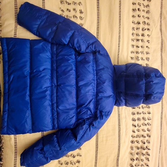 Burberry Kids Royal Blue Puffer Coat - Picture 3 of 5